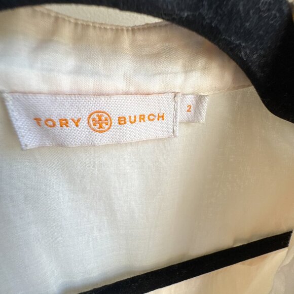 Tory Burch Embroidered Adriana Fit & Flare Dress Size 2 - Picture 3 of 15